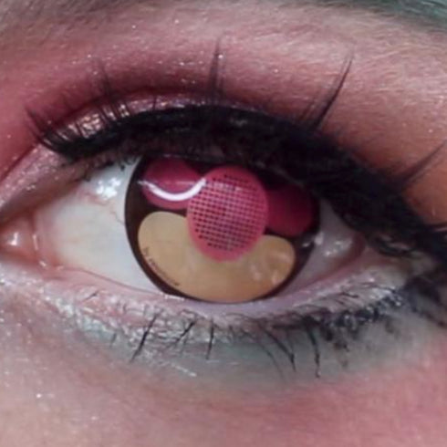 八尋寧々 【地縛少年花子くん】 【度付き可能】- SFX-EYES 全眼カラコン 特殊カラコン コスプレ ハロウイン オーダーメイド アニメ 漫画 度付き 度入り 度あり