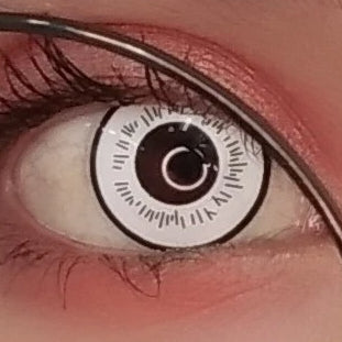 白眼 【ナルト】- SFX-EYES 全眼カラコン 特殊カラコン コスプレ ハロウイン オーダーメイド アニメ 漫画 度付き 度入り 度あり
