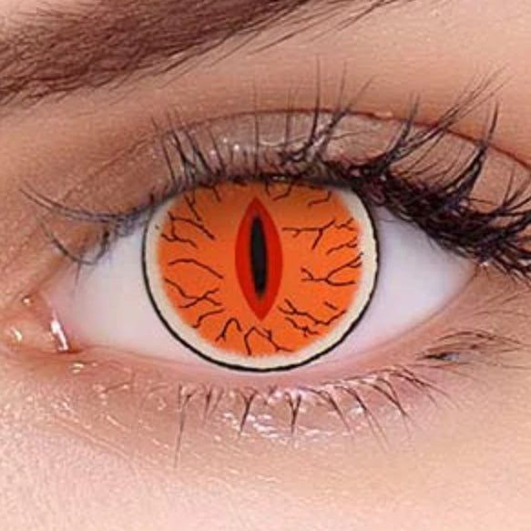 鬼舞辻無惨【鬼滅の刃】【視界減少】- SFX-EYES 全眼カラコン 特殊カラコン コスプレ ハロウイン オーダーメイド アニメ 漫画 度付き 度入り 度あり