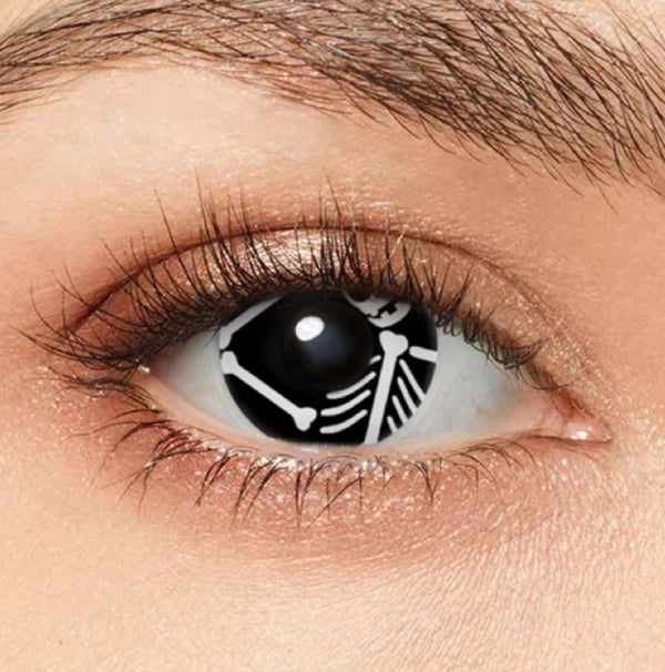 骸骨- SFX-EYES 全眼カラコン 特殊カラコン コスプレ ハロウイン オーダーメイド アニメ 漫画 度付き 度入り 度あり