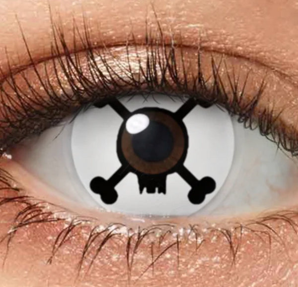 海賊旗- SFX-EYES 全眼カラコン 特殊カラコン コスプレ ハロウイン オーダーメイド アニメ 漫画 度付き 度入り 度あり
