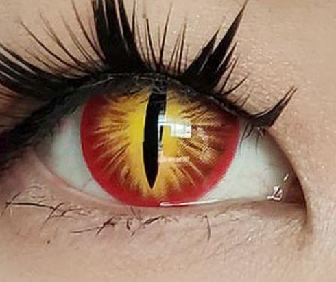 猫/鬼シリーズ (6種類) 【度付き可能】- SFX-EYES 全眼カラコン 特殊カラコン コスプレ ハロウイン オーダーメイド アニメ 漫画 度付き 度入り 度あり