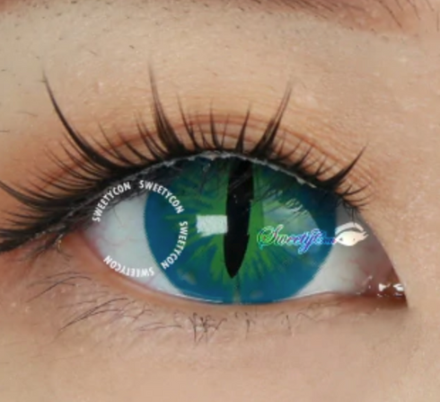 猫/鬼シリーズ (6種類) 【度付き可能】- SFX-EYES 全眼カラコン 特殊カラコン コスプレ ハロウイン オーダーメイド アニメ 漫画 度付き 度入り 度あり