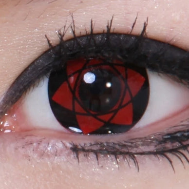 万華鏡写輪眼(サスケ)【ナルト】- SFX-EYES 全眼カラコン 特殊カラコン コスプレ ハロウイン オーダーメイド アニメ 漫画 度付き 度入り 度あり