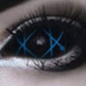 【全眼】原子- SFX-EYES 全眼カラコン 特殊カラコン コスプレ ハロウイン オーダーメイド アニメ 漫画 度付き 度入り 度あり