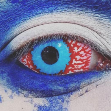 【全眼】メズメロ- SFX-EYES 全眼カラコン 特殊カラコン コスプレ ハロウイン オーダーメイド アニメ 漫画 度付き 度入り 度あり