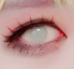 【全眼】ゾンビ 0 【視界減少】- SFX-EYES 全眼カラコン 特殊カラコン コスプレ ハロウイン オーダーメイド アニメ 漫画 度付き 度入り 度あり