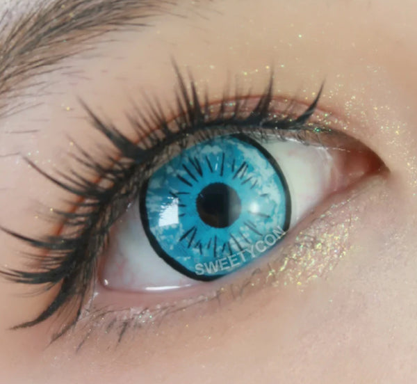 五条悟 3 (六眼)【ブラックライト対応】【呪術廻戦】- SFX-EYES 全眼カラコン 特殊カラコン コスプレ ハロウイン オーダーメイド アニメ 漫画 度付き 度入り 度あり