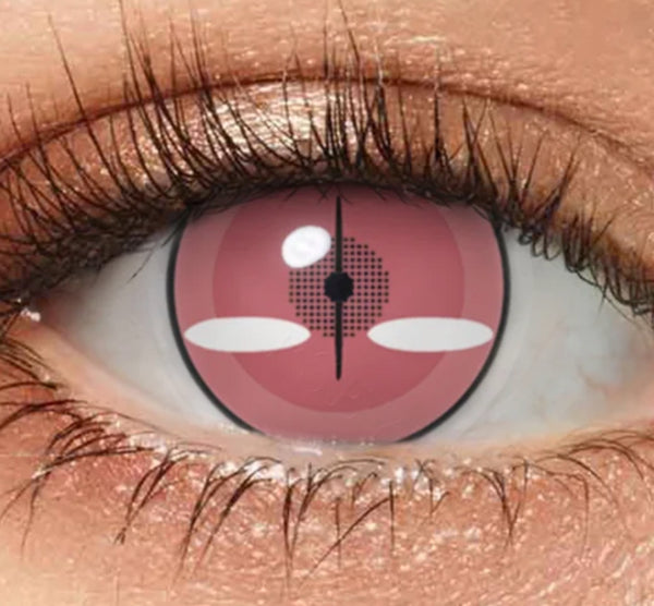 竈門禰豆子 (鬼1) 【鬼滅の刃】- SFX-EYES 全眼カラコン 特殊カラコン コスプレ ハロウイン オーダーメイド アニメ 漫画 度付き 度入り 度あり