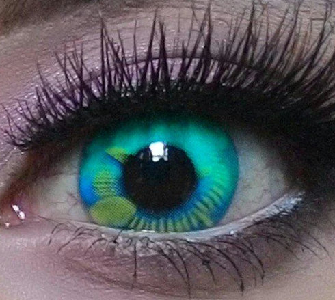 アニメ(7種類) 【度付き可能】- SFX-EYES 全眼カラコン 特殊カラコン コスプレ ハロウイン オーダーメイド アニメ 漫画 度付き 度入り 度あり