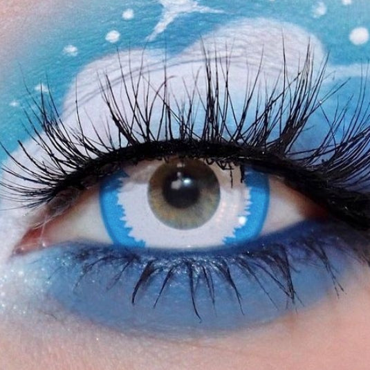 ボギ・ブルー- SFX-EYES 全眼カラコン 特殊カラコン コスプレ ハロウイン オーダーメイド アニメ 漫画 度付き 度入り 度あり