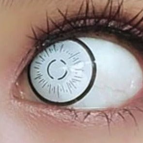 【ブラインド】白眼 【ナルト】 【視界減少】- SFX-EYES 全眼カラコン 特殊カラコン コスプレ ハロウイン オーダーメイド アニメ 漫画 度付き 度入り 度あり