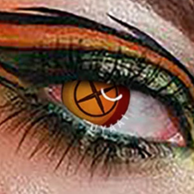 【ブラインド】 パワー 2 【チェンソーマン】- SFX-EYES 全眼カラコン 特殊カラコン コスプレ ハロウイン オーダーメイド アニメ 漫画 度付き 度入り 度あり