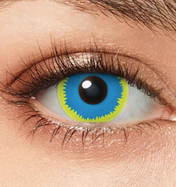 ブルーストーム- SFX-EYES 全眼カラコン 特殊カラコン コスプレ ハロウイン オーダーメイド アニメ 漫画 度付き 度入り 度あり