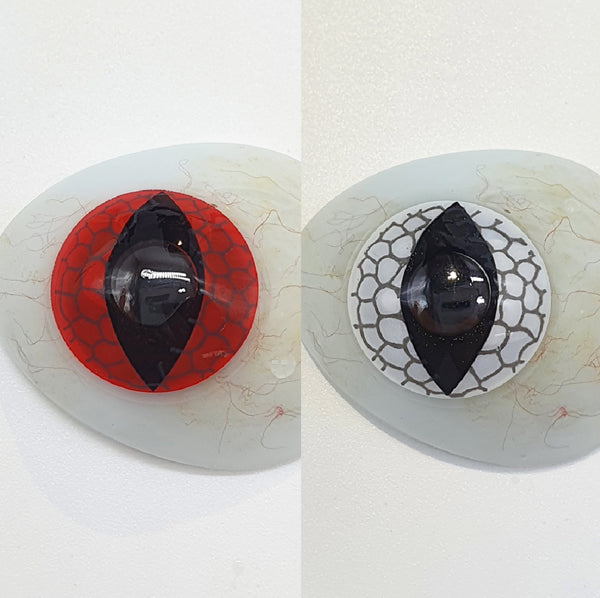 ドラゴン (2種類)- SFX-EYES 全眼カラコン 特殊カラコン コスプレ ハロウイン オーダーメイド アニメ 漫画 度付き 度入り 度あり