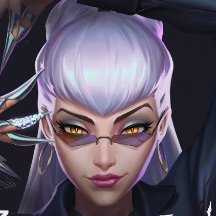 イブリン【LoL-skin】 K/DA 【度付き可能】【少し視界減少】 カラーコンタクトレンズ - アニメ&漫画 猫目&爬虫類目 コスプレ用(着用イメージ2)