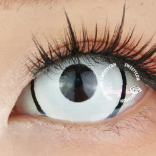 【ミニ全眼】コロナス (17mm)- SFX-EYES 全眼カラコン 特殊カラコン コスプレ ハロウイン オーダーメイド アニメ 漫画 度付き 度入り 度あり