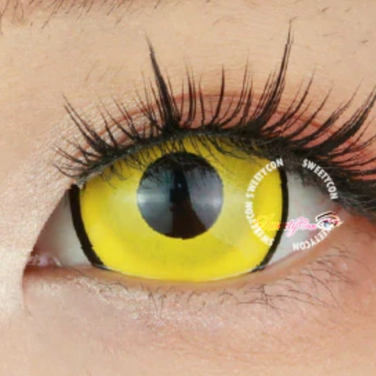 【ミニ全眼】マッド・ハッター (17mm)- SFX-EYES 全眼カラコン 特殊カラコン コスプレ ハロウイン オーダーメイド アニメ 漫画 度付き 度入り 度あり