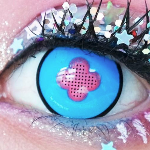 プリンセス火華【炎炎ノ消防隊】 【度付き可能】- SFX-EYES 全眼カラコン 特殊カラコン コスプレ ハロウイン オーダーメイド アニメ 漫画 度付き 度入り 度あり