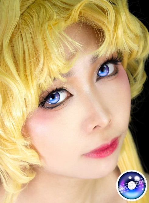 セーラームーン V2 【度付き可能】- SFX-EYES 全眼カラコン 特殊カラコン コスプレ ハロウイン オーダーメイド アニメ 漫画 度付き 度入り 度あり