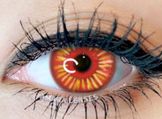 スケアリィファイア- SFX-EYES 全眼カラコン 特殊カラコン コスプレ ハロウイン オーダーメイド アニメ 漫画 度付き 度入り 度あり