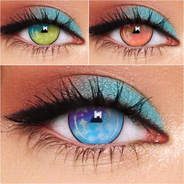 スペースドリーム(3種類)- SFX-EYES 全眼カラコン 特殊カラコン コスプレ ハロウイン オーダーメイド アニメ 漫画 度付き 度入り 度あり