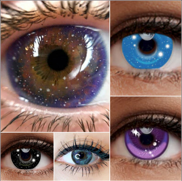 スター&ギャラクシーシリーズ(5種類)- SFX-EYES 全眼カラコン 特殊カラコン コスプレ ハロウイン オーダーメイド アニメ 漫画 度付き 度入り 度あり