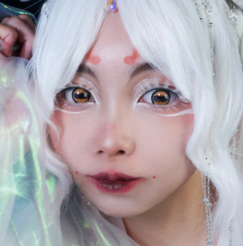 ヤギ/羊の目・セージモード(ナルト)【度付き可能】- SFX-EYES 全眼カラコン 特殊カラコン コスプレ ハロウイン オーダーメイド アニメ 漫画 度付き 度入り 度あり