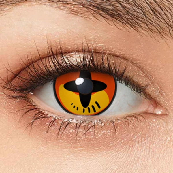 ヤンデレ- SFX-EYES 全眼カラコン 特殊カラコン コスプレ ハロウイン オーダーメイド アニメ 漫画 度付き 度入り 度あり