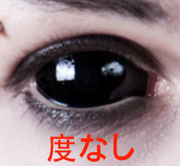 【全眼】ブラック(一枚単品可能) スクレラルカラコン(全眼レンズ) - IdentityV ハロウィン ホラーコスプレ用